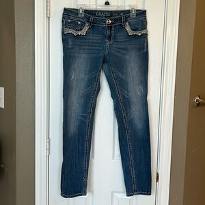 Grace in LA skinny jeans size 30